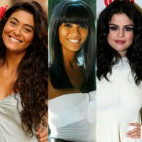 Liso ou cacheado? Veja fotos das famosas que já apostaram nos dois cabelos