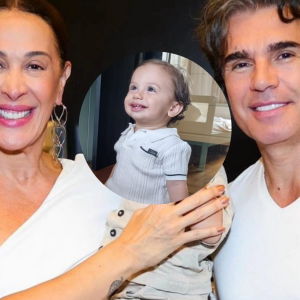 Filho caçula de Claudia Raia, Luca voltou a roubar a cena na web