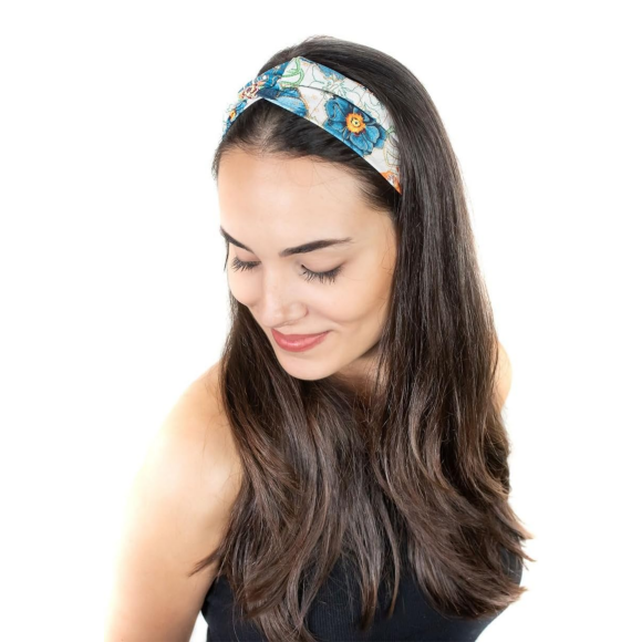 Tiara Faixa de Cabelo Hairband Estampada, Estação Outono