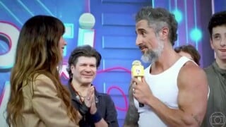 Marcos Mion, após rumores de traição, faz declaração de amor no 'Caldeirão' e relato divide opiniões: 'Esse amor não é tão forte'