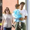 Ellen Pompeo, atriz de 'Grey's Anatomy', passeia com a família