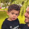 Murilo Huff e Leo, filho do sertanejo com Marília Mendonça, receberam o carinho de cantores famosos, como Michel Teló e Tierry