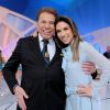 Patricia Abravanel trocou alianças com Fabio Faria neste sábado, 29 de abril de 2017