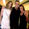 Luiza Valdetaro e Herson Capri com a também atriz Carla Marins