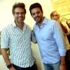 Juan Alba e Jorge Pontual na estreia da peça 'Querida Mamãe' na noite de terça-feira, 11 de março de 2014