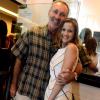 Luiza Valdetaro e o coreógrafo Antônio Negreiros na estreia da peça 'Querida Mamãe' na noite de terça-feira, 11 de março de 2014
