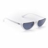 Com lentes geométricas e modernas, o modelo Retro Cut Branco da LBA está à venda por R$ 99