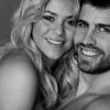 Shakira e Pique posam para ensaio do chá de bebê solidário