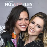 Bruna Marquezine vibra com antigo hit em show de Sandy: 'Não estava preparada'