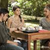 Luiza (Bruna Marquezine) Laerte (Gabriel Braga Nunes) André (Bruno Gissoni) na novela 'Em Família'