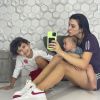 O pai dos dois filhos de Pétala, Marcos Araújo, foi quem pediu o exame