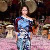 A designer Camilla Franks fez desfile inspirado em suas viagens ao Japão show de encerramento no Mercedes Benz Fashion Week na quinta-feira, 17 de maio de 2018