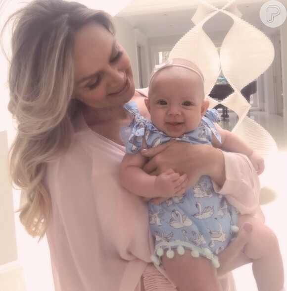 Eliana teve deslocamento de placenta durante a gestação de Manuela