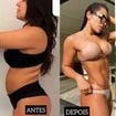 Antes e depois de Andressa Miranda surpreende e especialista explica como ela perdeu 8 kg com técnica baseada em neurociência