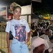 'Vencemos': esposa de MC Poze do Rodo, Vivi Noronha comemora liberdade do funkeiro e filma 'festa' de fãs em frente ao presídio