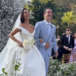 Isis Valverde e Marcus Buaiz já estavam casados no civil quando celebraram a união