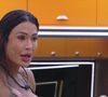 Eva e Renata ficaram se perguntando se Gracyanne poderia voltar para a festa