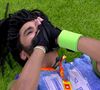 Após vencer Prova do Líder, Diogo se jogou no gramado do 'BBB 25'